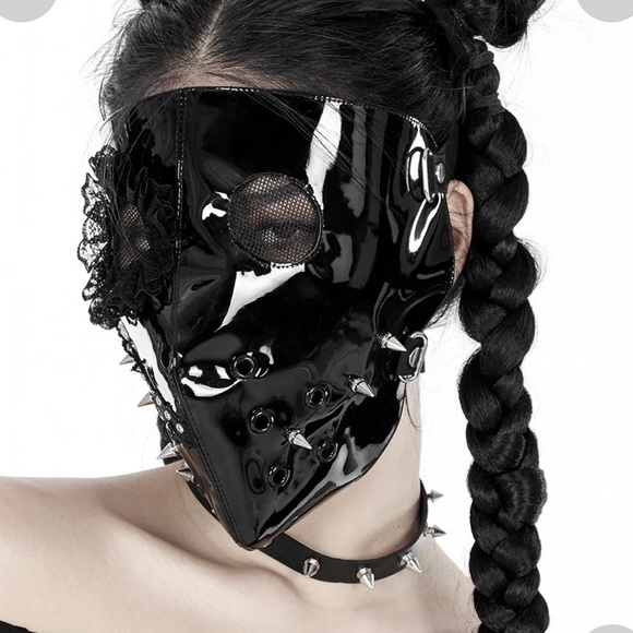 Goth Full Face Mask - Picture 4 of 6